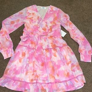 NWT Japna Watercolor Mini Dress